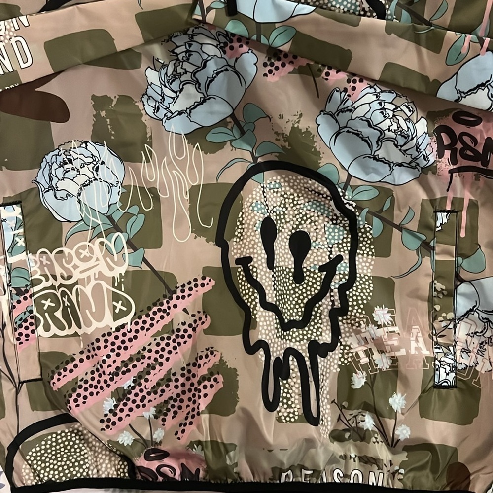 Unisex REASON Windbreaker Hooded Jacket - Picture 8 of 9
